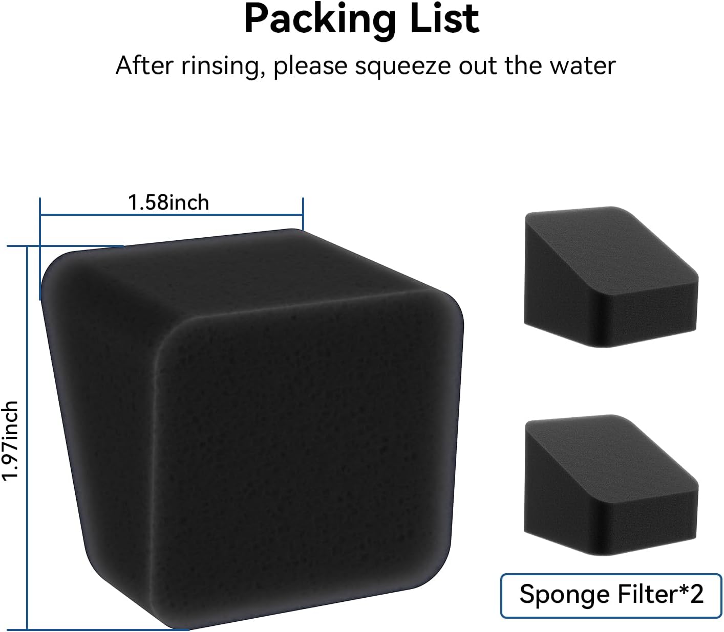 ED12 Washable Foam Filter